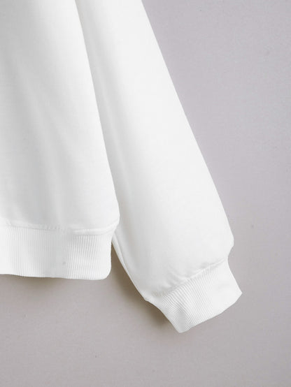 Christmas New Long Sleeve Sweatshirt Loose Girl Cartoon Sweatshirt Round Neck Printed