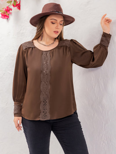 Plus Size Women Clothing Autumn Winter Four Seasons Wearable Shirt Top