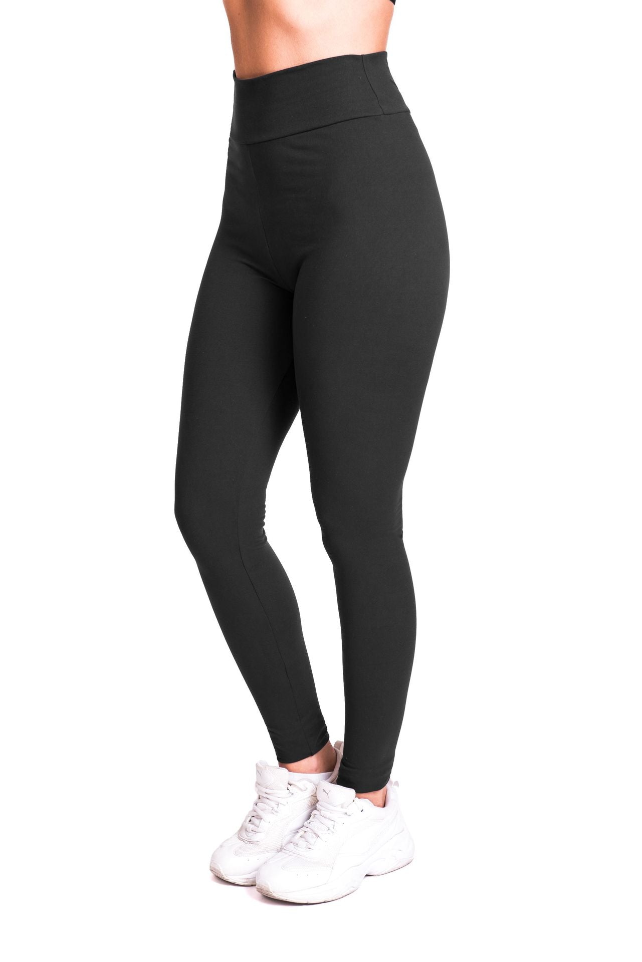 New Solid Color Tight Cycling Pants Women High Waist Stretch Leggings