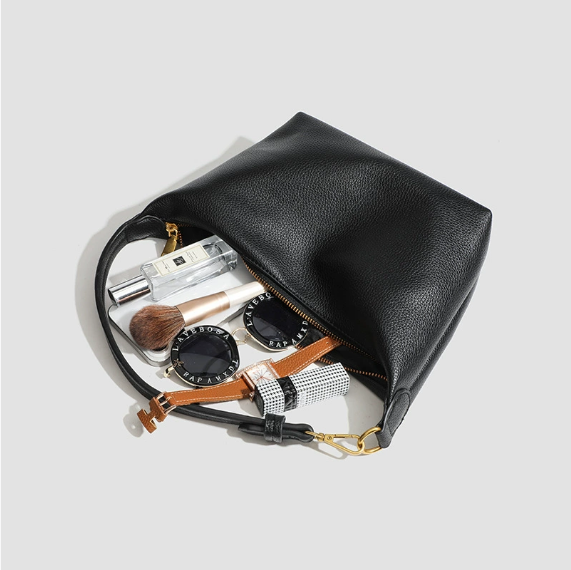 Tote Bag Simple Office Large Capacity Shoulder Bag Casual All Match Bucket Portable Underarm