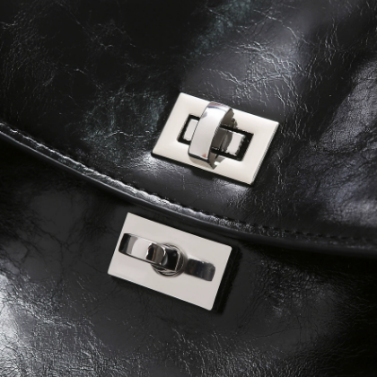 Bag Women Rodeo Bag Large Capacity Office Tote B Same Retro Oily Leather Handbag Women - GLAMWEARS