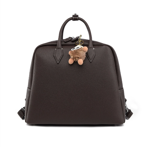 Backpack Simple Briefcase Large Capacity Office Backpack Casual Texture Handbags Women - GLAMWEARS