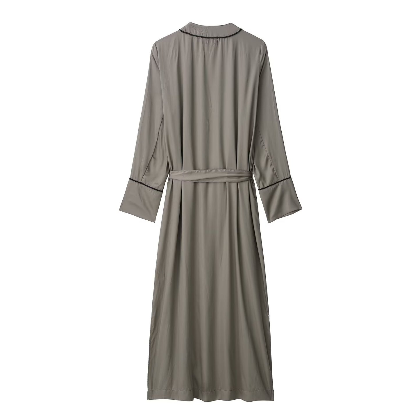 Women Wear Summer Satin Nightgown