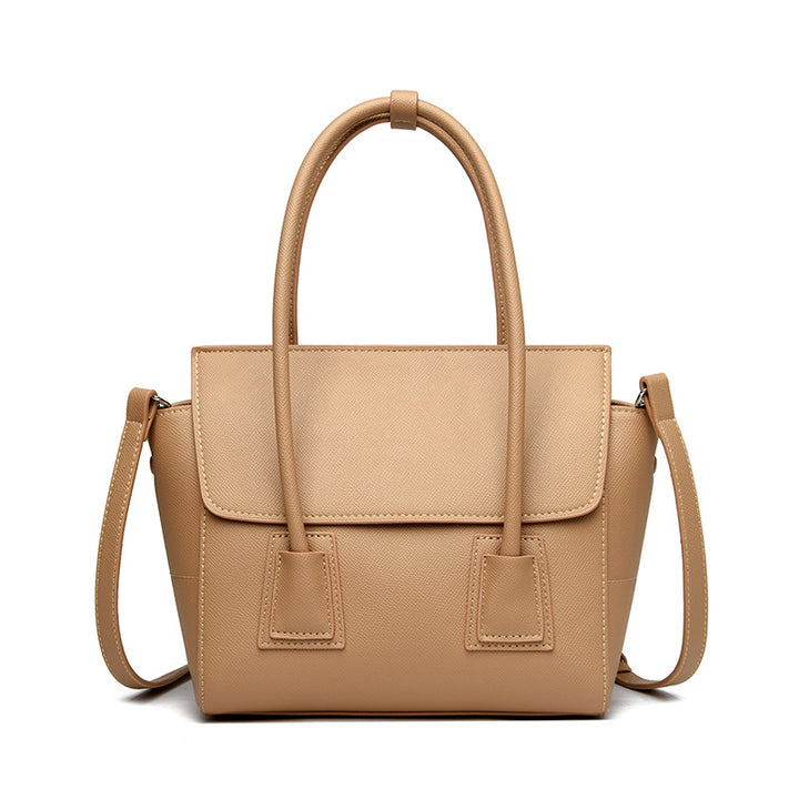 Handbag Smiling Face Bag High-Grade Large Capacity Office Women Bag Simple Texture Shoulder Messenger Bag for Women - GLAMWEARS