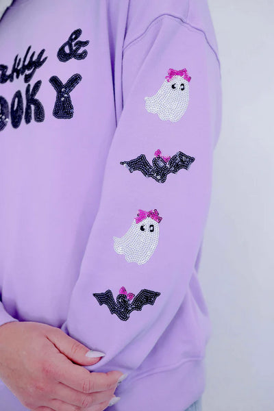 Autumn Winter Women Clothing Halloween Skull Sequined Top Long Sleeve Pullover Hoodie Women