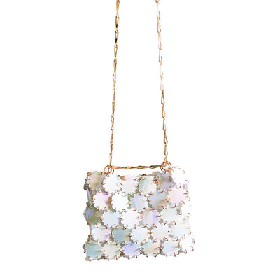 One Shoulder Crossbody Bag Casual Sequined Mobile Phone Bag Magic Color Plum Blossom Piece Chain Bag