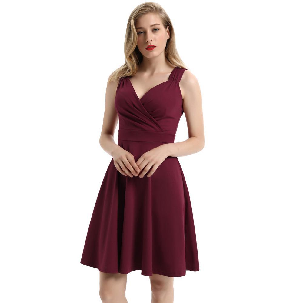 Vintage Hepburn Cocktail Light Dress plus Size Dress
