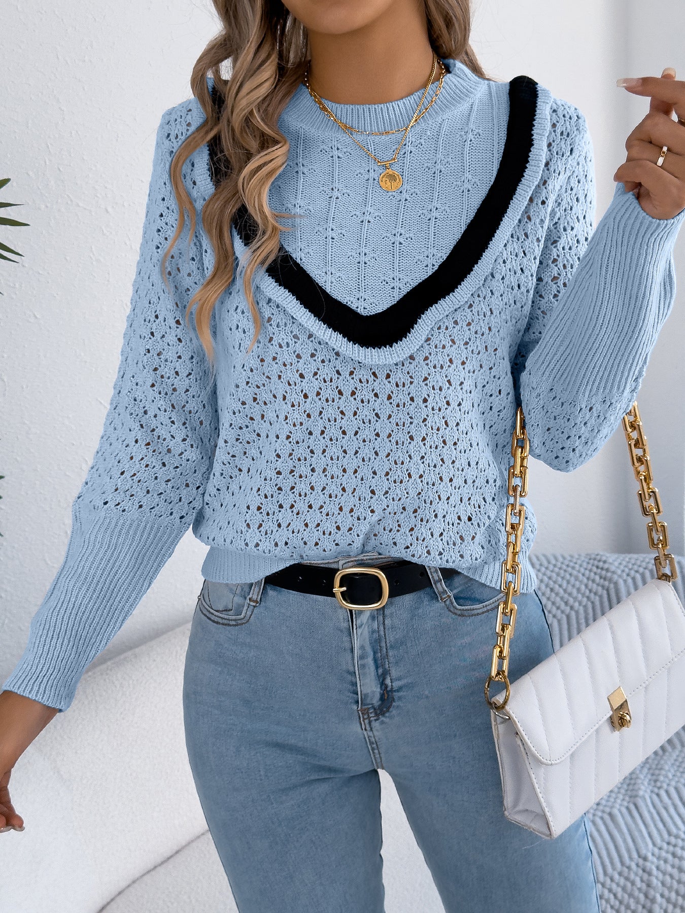 Women Clothing Autumn Winter Fungus Long Sleeve Pullover