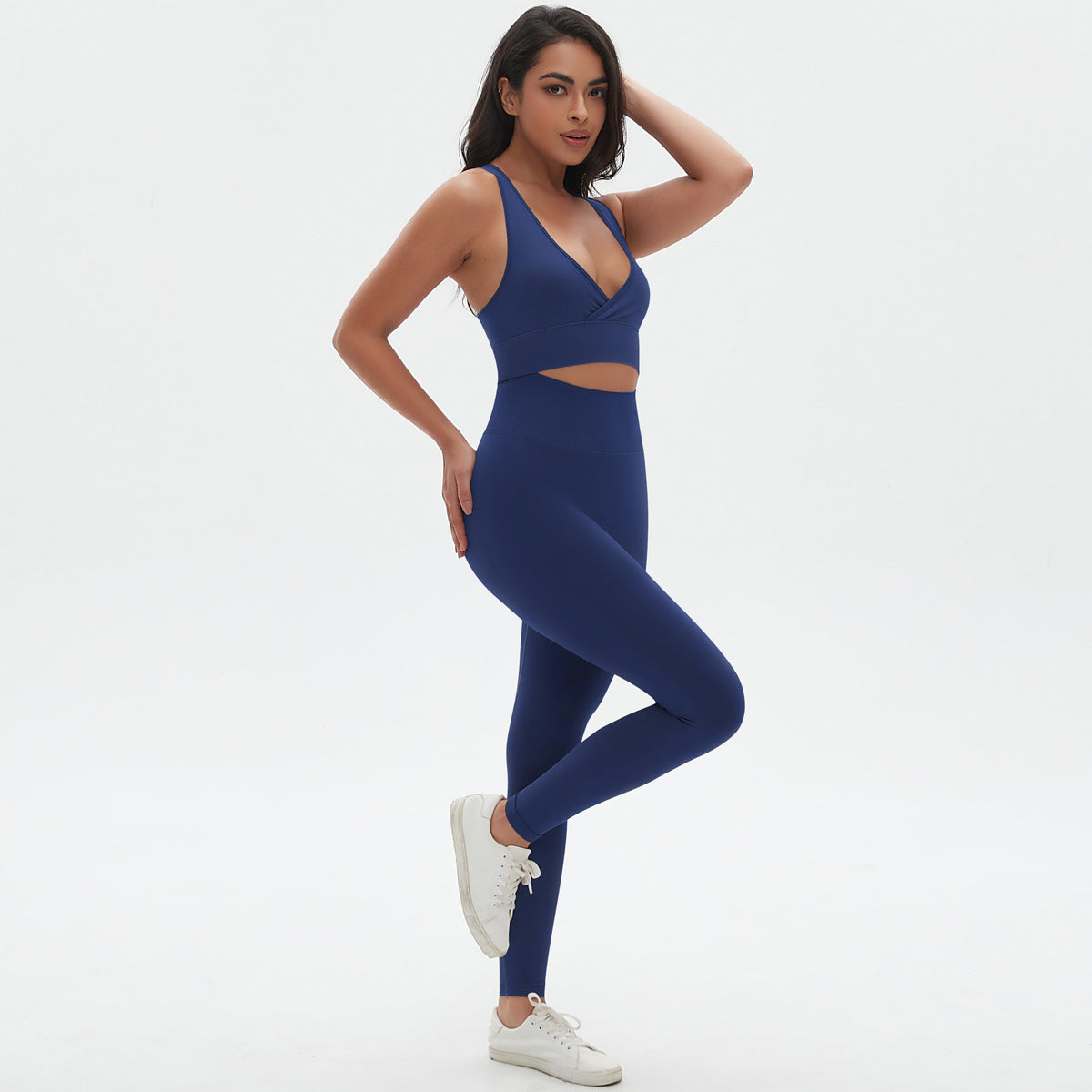 Seamless Cross Bra Peach Skinny Hip Lift Yoga Suit Sports Running Fitness Yoga Wear Women