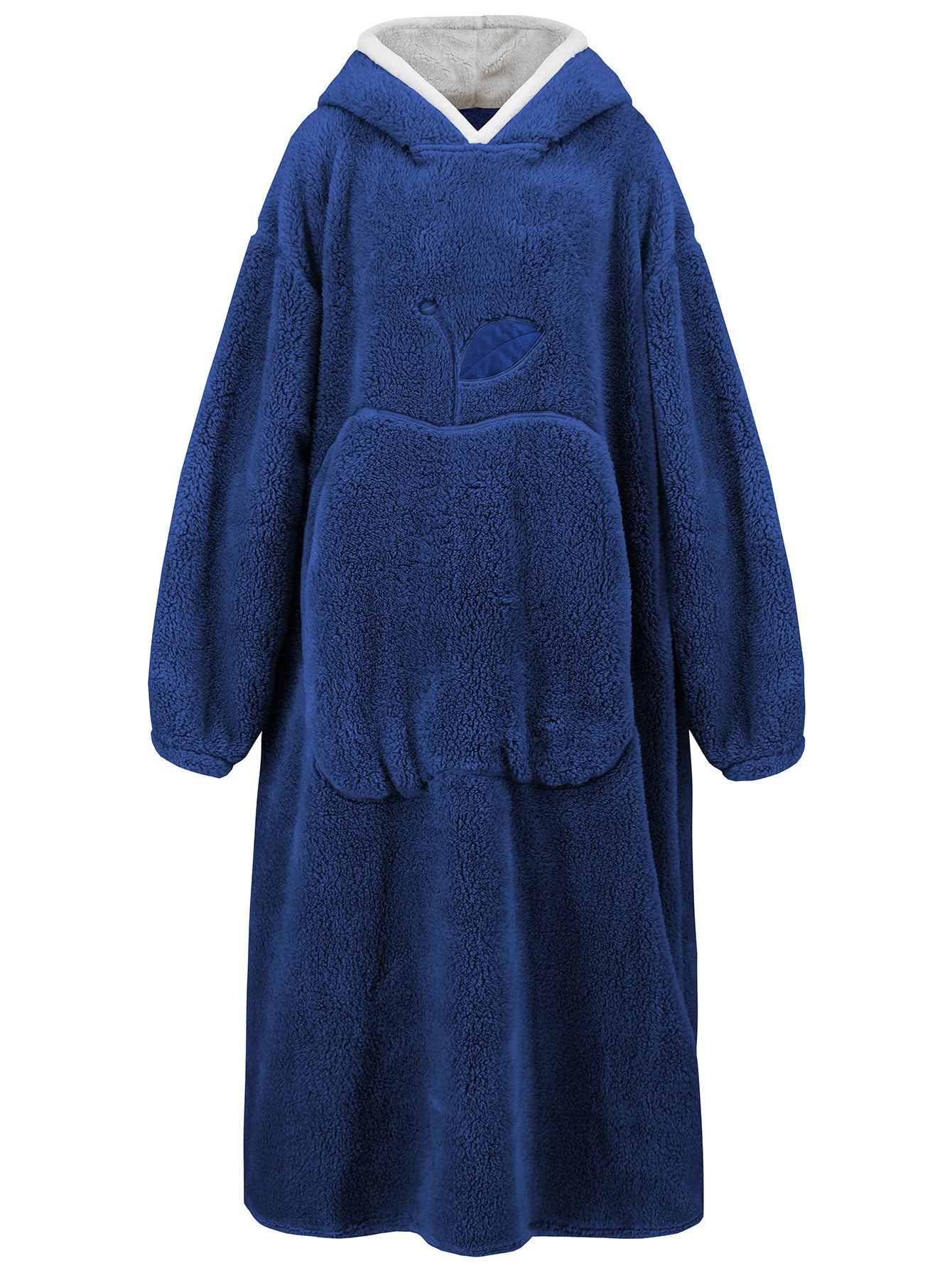 Women Clothing Laid Back Long Sleeve Pullover Coral Velvet Pajamas Coat Thickened Thermal Flannel Long Pajamas