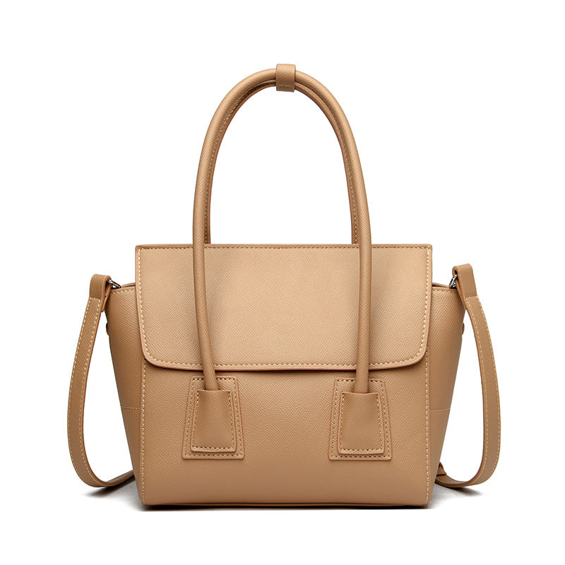 Handbag Smiling Face Bag High-Grade Large Capacity Office Women Bag Simple Texture Shoulder Messenger Bag for Women - GLAMWEARS