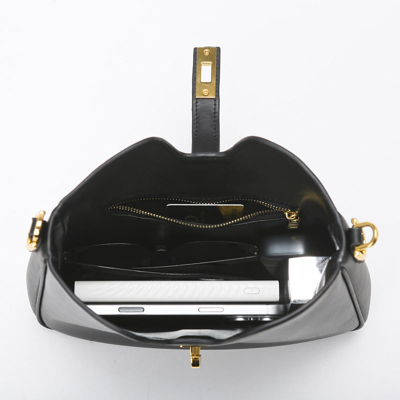 Shoulder Bag Women Bag Simple Office Underarm Bag Large Capacity High Sense Crossbody Bag - GLAMWEARS