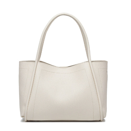 Ivory Handbags Women Niche Soft Leather Vegetable Basket Bag Large Capacity High Grade Handbag