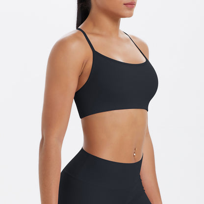 Underwear Push up Cross Sexy Beauty Back Strap Yoga Bra Running Workout Vest Sports