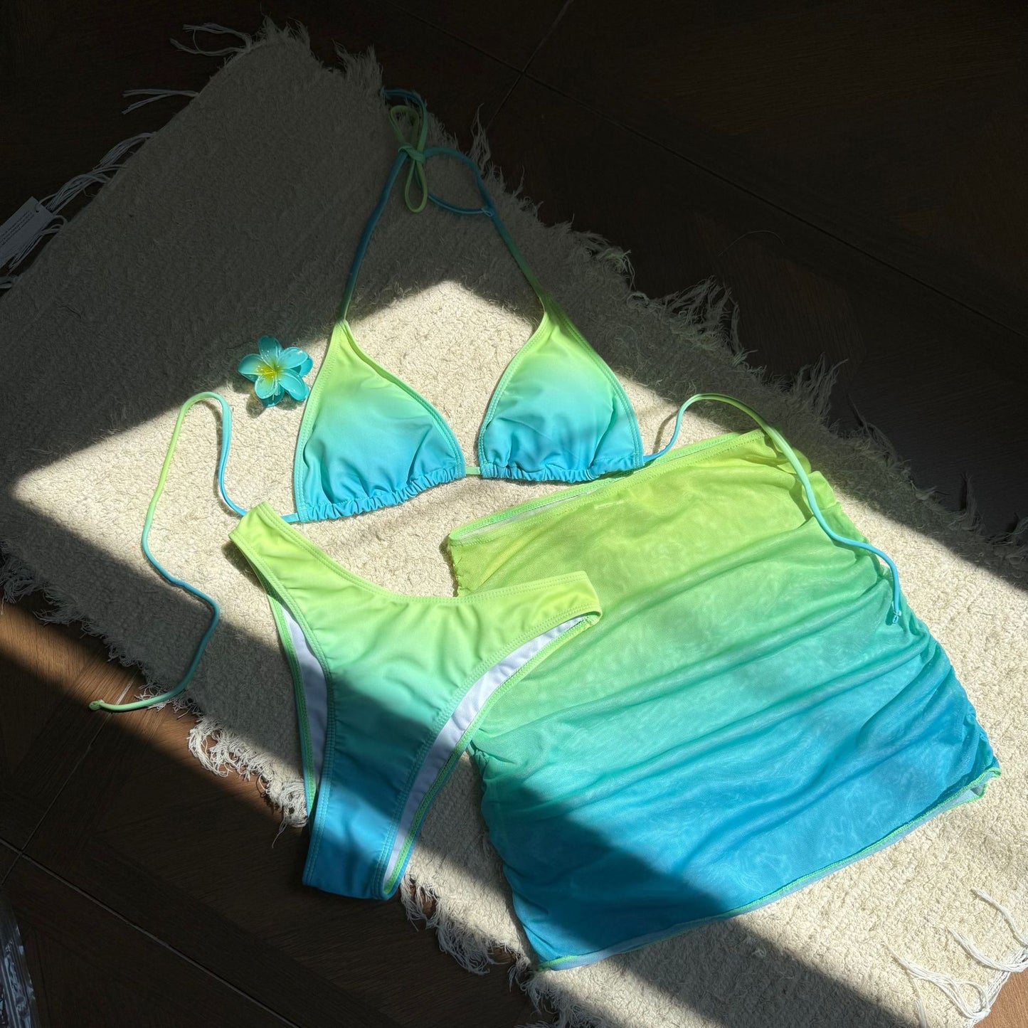 Green Three-Piece Set