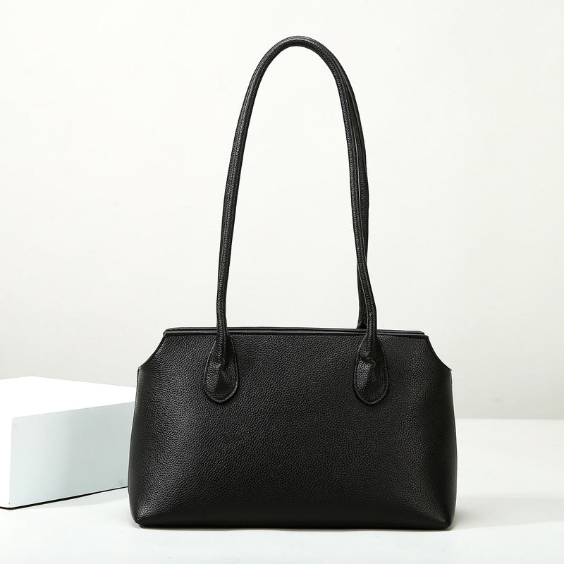 Shoulder Bag Simple Large Capacity Women's Bag High Sense Work Office Bag All-Match Underarm Bag Women - GLAMWEARS