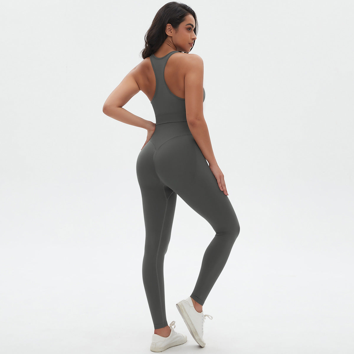 Seamless Cross Bra Peach Skinny Hip Lift Yoga Suit Sports Running Fitness Yoga Wear Women