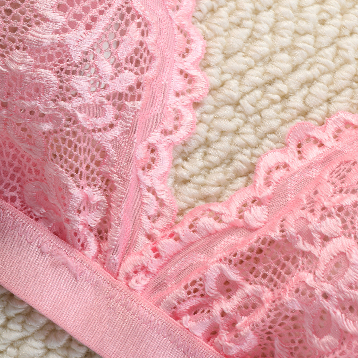 Lace Bra Set Sexy Lingerie Push up Girl Triangle Cup Comfortable Big Breasts Sexy Pajamas