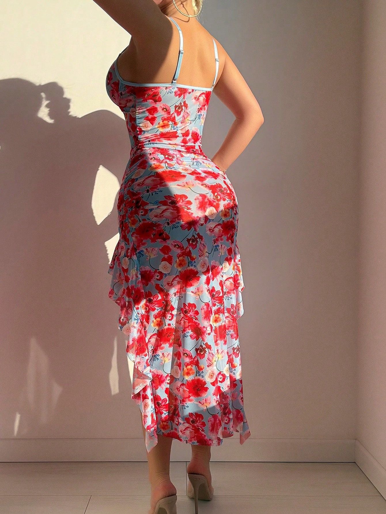 Sexy One Piece Dress Women Printed Sexy Lingerie Sling Dress