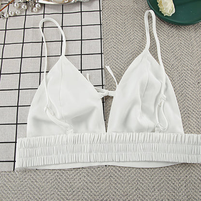 Summer Chiffon Long Sleeved Sexy Underwear Slit Shorts Three Piece Pajamas Cool Feeling Home Wear