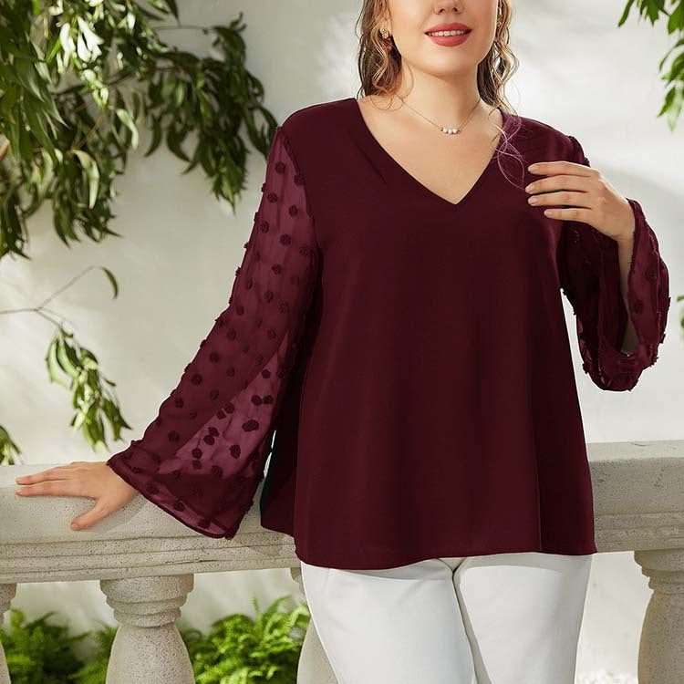 Plus Size Women Top Women Clothes Top Bottoming Shirt