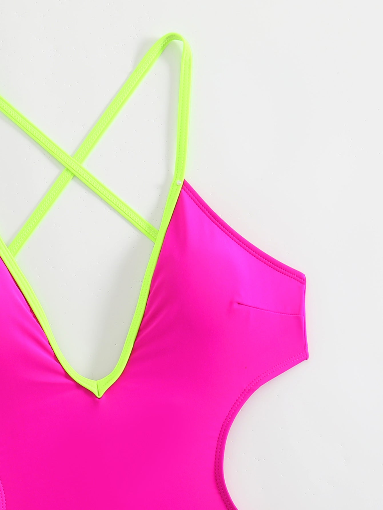 Women Solid Color One Piece Sexy Bikini Swimsuit