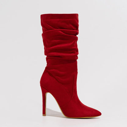 Stiletto All Match Outdoor Comfortable plus Size Women Boots