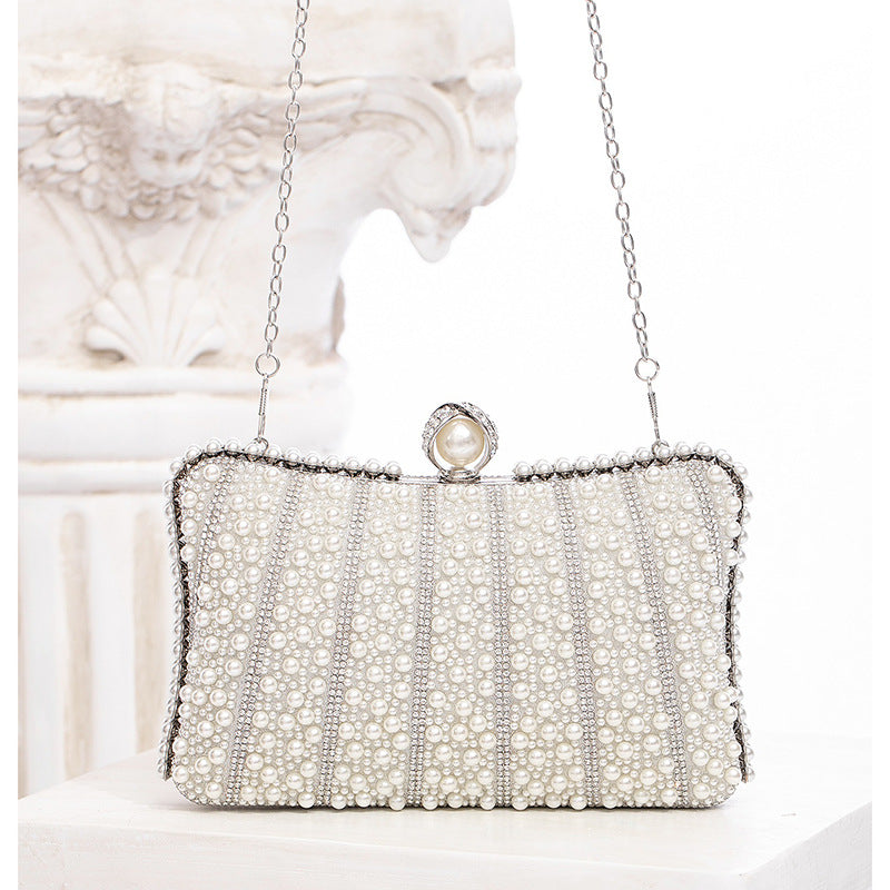 Pearl Tote Party All Match Evening Bag Chain Dinner Bag Cheongsam Clutch Women Bag - GLAMWEARS