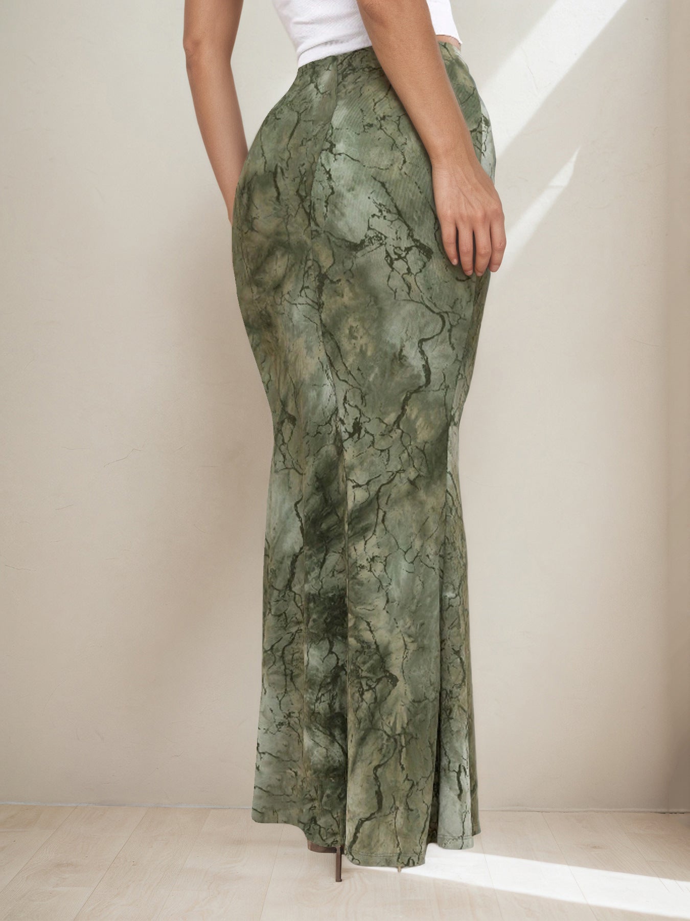 Retro Print Skirt Summer Niche Characteristic Sexy Slim Sheath Dress