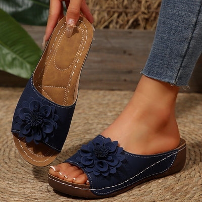 Women Shoes Spring Summer Floral Toe Baring Sandal Women Sandals