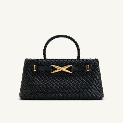 Black Women Woven Bag 