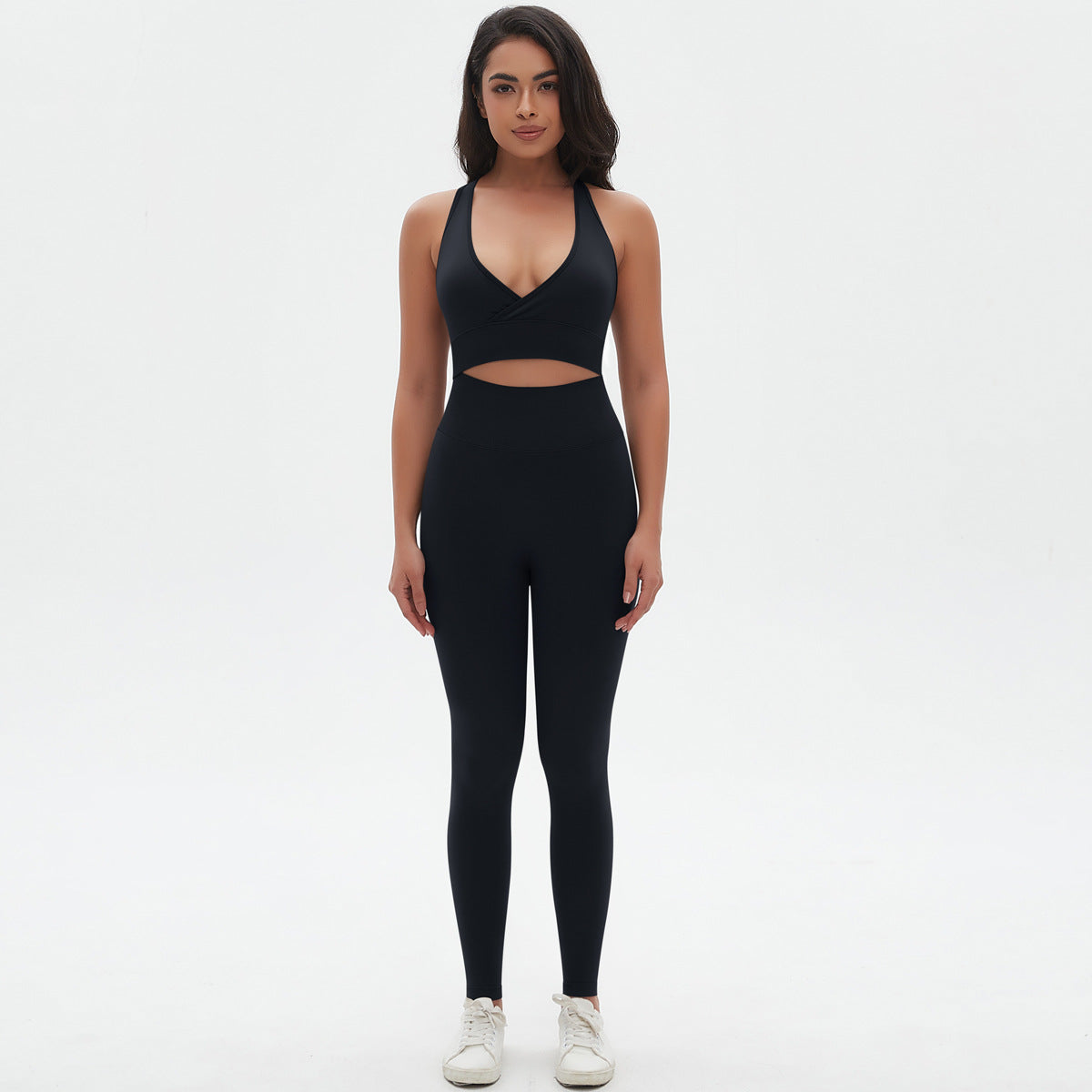 Cross Bra Trousers Suit-Black