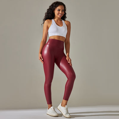 Women Clothes Leggings High Waist Faux Leather Pants Women Sexy Faux Leather Autumn Winter Leggings
