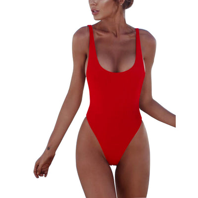 Women Sexy Sling Tight Jumpsuit Women Sexy Open Back Swimsuit Spring
