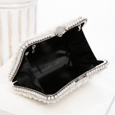 Pearl Tote Party All Match Evening Bag Chain Dinner Bag Cheongsam Clutch Women Bag