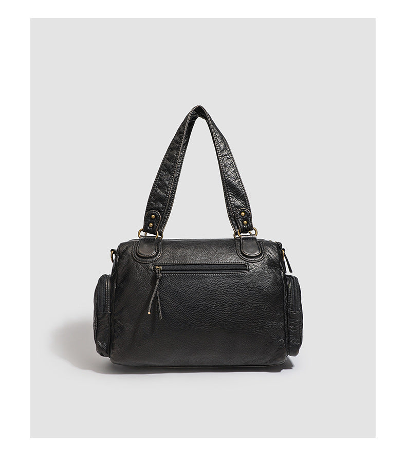 Women Retro Tote Bag Trend Simple Shoulder Messenger Bag