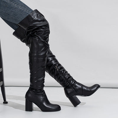 Springy Thigh Boot over the Knee plus Size Women Boots
