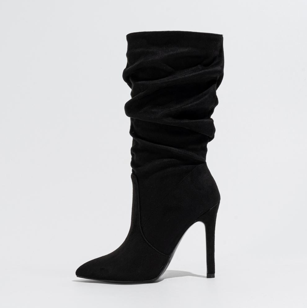 Stiletto All Match Outdoor Comfortable plus Size Women Boots