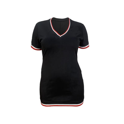 Plus Size Home Indoor Outing Party Sexy V neck Hip Short Dress