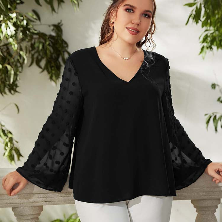Plus Size Women Top Women Clothes Top Bottoming Shirt