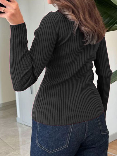 Casual Simple Solid Color Long Sleeved Shirt Woolen Women Clothing Autumn Winter