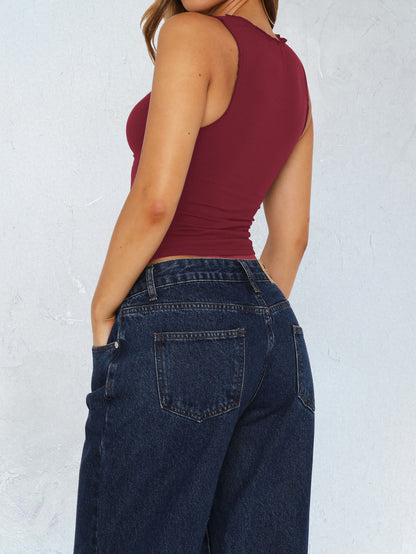 Sexy Lace Summer T shirt Vest Women Clothing Spring Summer