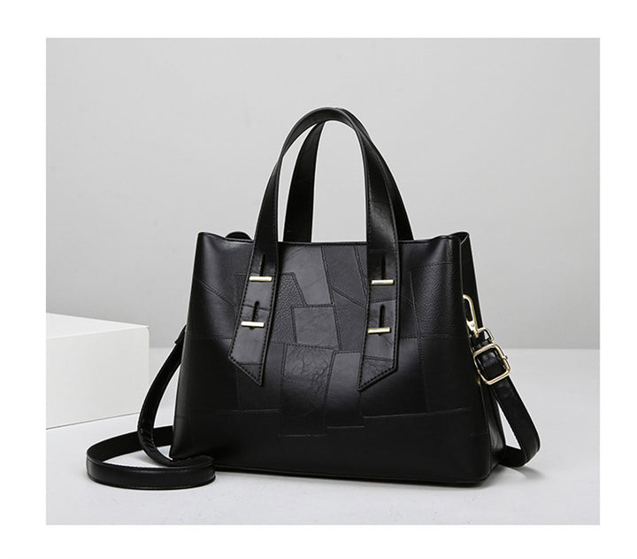 Handbag Patchwork Bag Women Special Interest Design High Grade Tote Bag Large Capacity Office Women Bag Crossbody - GLAMWEARS