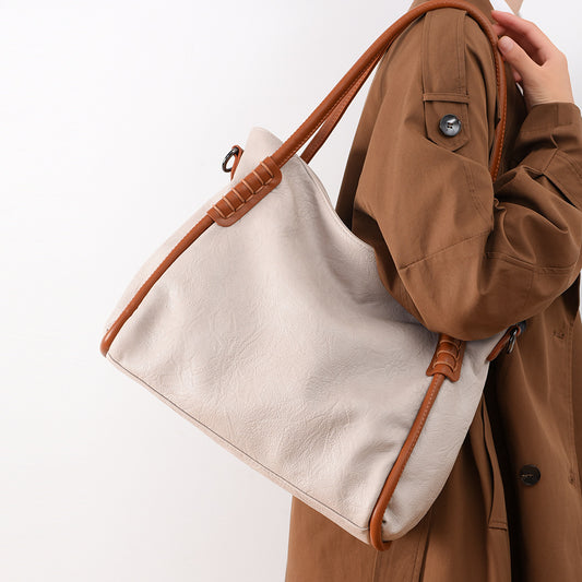 Bag Tote Bag Korean Loose Women Bag Simple Office Crossbody Bag Large Capacity Shoulder Bag Women