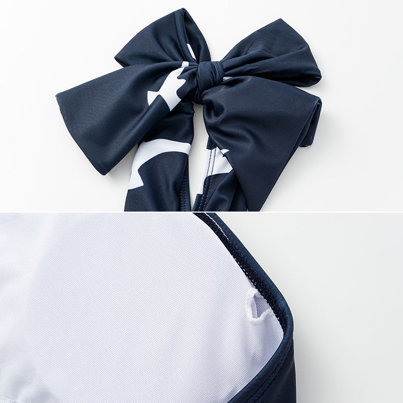 Halter Cut out Backless Sexy Swimsuit Women