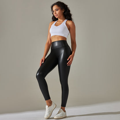 Women Clothes Leggings High Waist Faux Leather Pants Women Sexy Faux Leather Autumn Winter Leggings