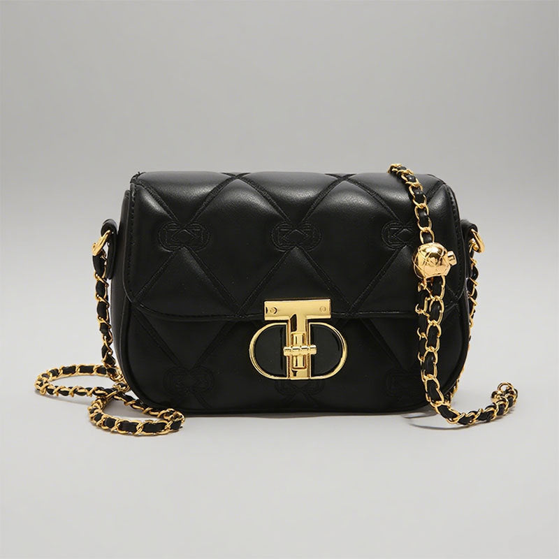 Messenger Bag Bags Women Urban Office Chain Small Square Bag Classic Rhombus Embroidered Line Shoulder Bag