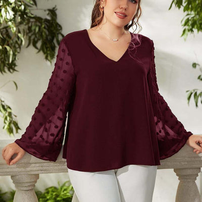 Plus Size Women Top Women Clothes Top Bottoming Shirt