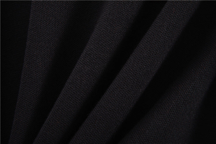 Love Tassel Autumn Winter Sweater Fashionable Knitted round Neck Stitching round Neck Pullover Top Knitting