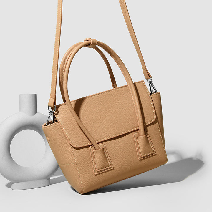 Handbag Smiling Face Bag High-Grade Large Capacity Office Women Bag Simple Texture Shoulder Messenger Bag for Women - GLAMWEARS